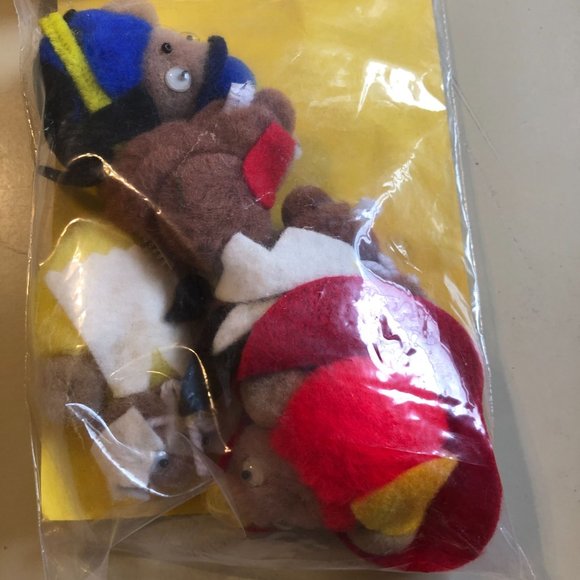 Monkey Mitt Finger Puppets Little Red Riding Hood Vintage Story Aid Homeschool N - Picture 4 of 5